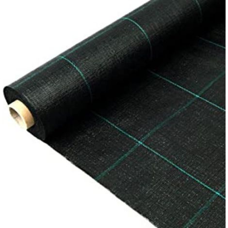 Malla Antihierba de color Negra 130 gr. (Faura) - 1 x 100 metros (1/4)