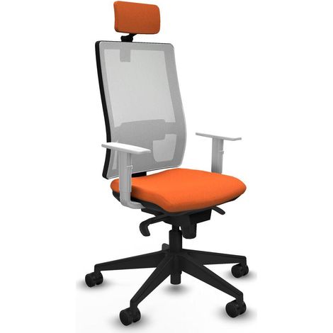 Piqueras-y-crespo Chaise Moderne Orange Bureau Confort (1/3)