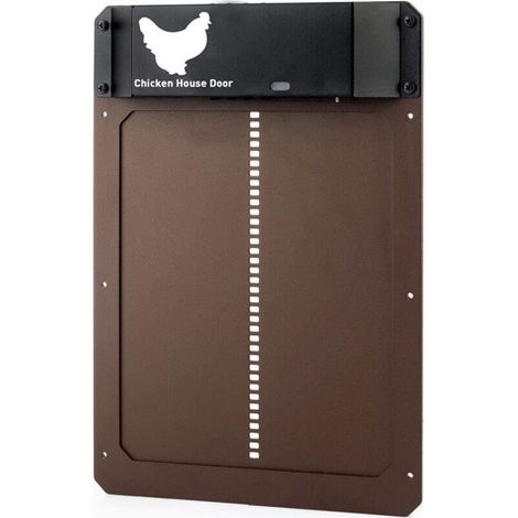 Automatischer Hühnerstalltüröffner mit Lichtsensor. Automatische Hühnerstalltür.