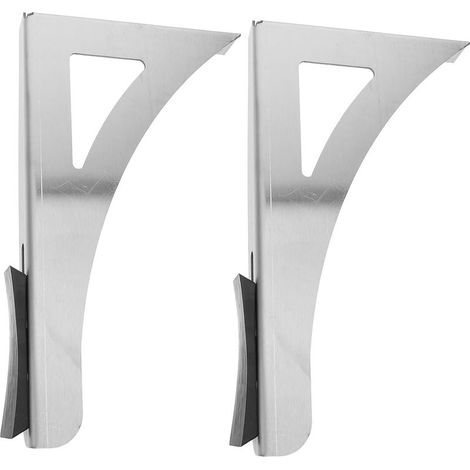 Staffa per scaldabagno a parete in acciaio inox, compatibile con cartongesso, installazione semplice, stabile e affidabile per piccoli spazi. (1/5)