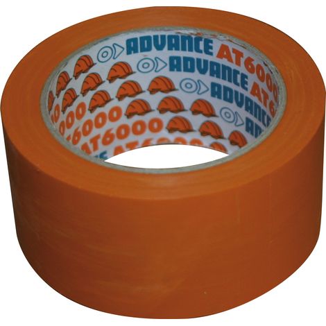 Rouleau de ruban adhésif vinyle AT6000 (50 mm x 33 m) - Adhésif Professionnel Haute Qualité pour Masquage et Étanchéité