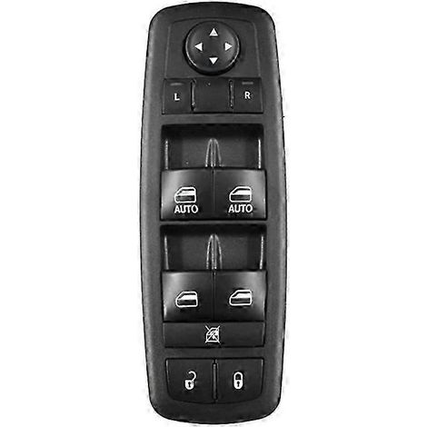 Interrupteur principal de lève-vitre électrique et de rétroviseur côté gauche pour Dodge Ram 1500, 2500 et 3500 Quad Cab (2009-2012) - Référence : 4602863AC (1/4)