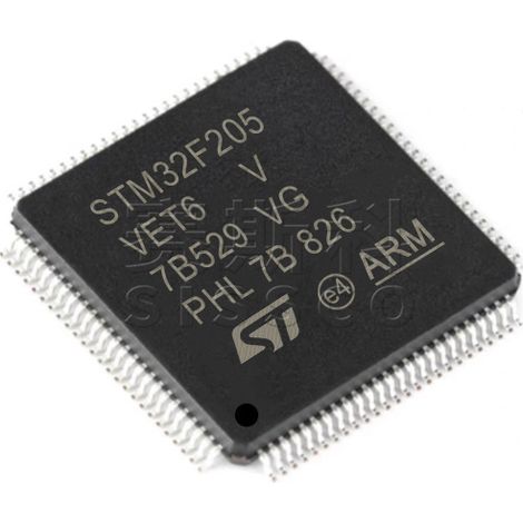STM32F205VET6 and STM32F205VGT6 electronic chips, electronic components, 5 units to assemble