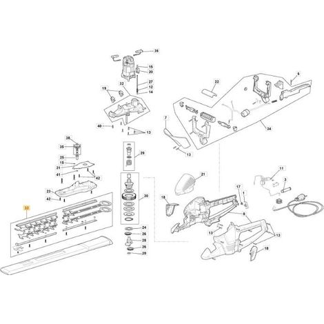 ORIGINAL STIGA-KLINGEN – 118801676/0