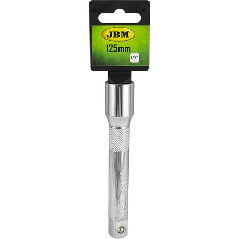 Barra de extensión cromada de ½" de 125 mm. de largo JBM13248
