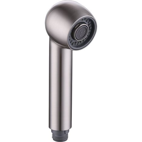 Douchette Robinet Cuisine 2 Jets Tête de Douche Remplacement Douchette pour Mitigeur Cuisine, Couleurs brossées (1/5)