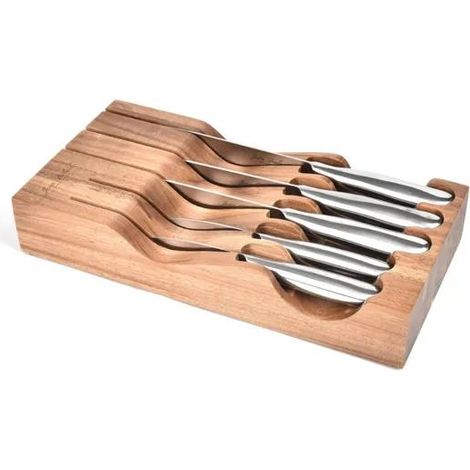 Jean Dubost Messerblock Edelstahl 5 Teile