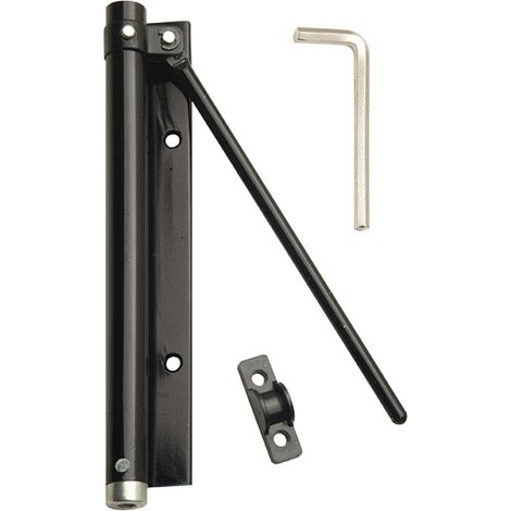 WOLFPACK LINEA PROFESIONAL - Door Spring Black Anodised Aluminium (Blister 1 pezzo)