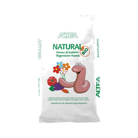 Altea Natural Humus Di Lombrico Per Orto Fiori E Giardino 25l