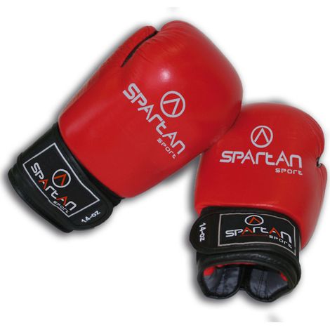 Guantes de boxeo de cuero de 8 oz.