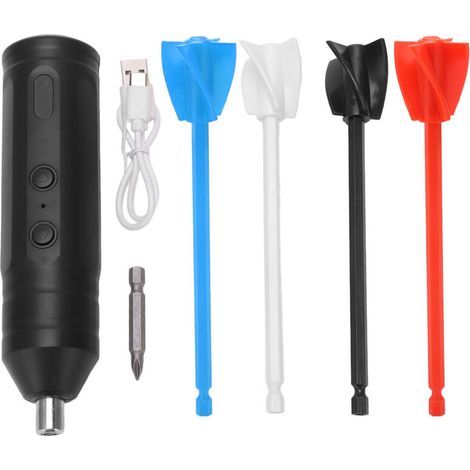 Resin Stirrer, Epoxy Resin Mixer, Portable Electric Resin Mixer, Rechargeable Slow Motor Portable Electric Resin Stirrer with Tools (4 colors) (1/4)