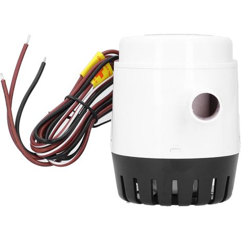 Pompe de cale submersible automatique 12V 750GPH avec interrupteur à flotteur intégré, accessoire bateau marin (1/5)