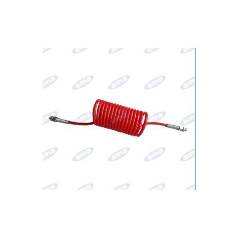 Tubo spiralato rosso per rimorchio AMA
