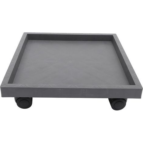 Support de Pot de Fleur à Roulette, Porte Plante a roulettes, Soucoupe pour Plantes en ABS, pour déplacer Les jardinières en Pot (1/5)