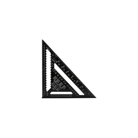 Autre outil du menuisier-Équerre Triangle Metrique Professionnel, 30cm/300mm Équerre de Charpentier Haute Précision (1/4)