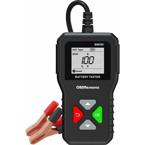 royaluxe -BM550 6V 12V 24V Test de Charge de Batterie Analys d'Alternat de Voiture Outil de Test de système de Charge de Démarrage pour Camion Léger Bateau Voiture de Moto et Plus (1/5)