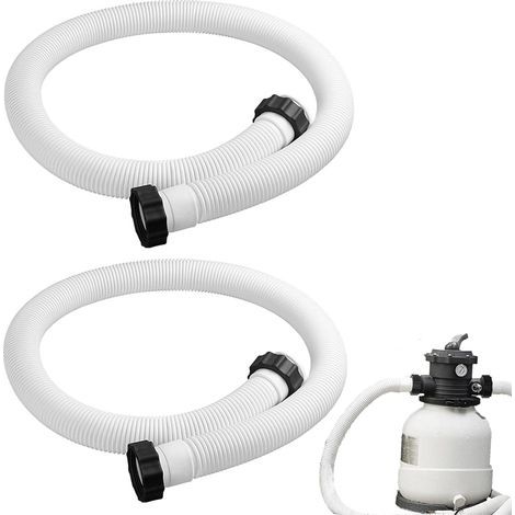 2 Pieces for Above Ground Swimming Pool, 150 cm/59in Replacement Pool Sand Filter Pump, for Swimming Pool Pump (1/4)