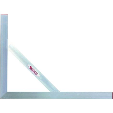 Escuadra de aluminio para albañil con escuadra de 100x60 cm soldada - Taliaplast