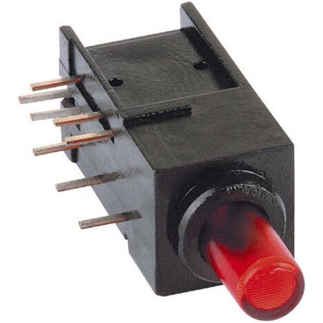 Interrupteur à pression Mentor R-R 1844.2332 60 V DC/AC 0.5 A 2 x On/On à accrochage 1 pc(s) Q62805 (1/5)