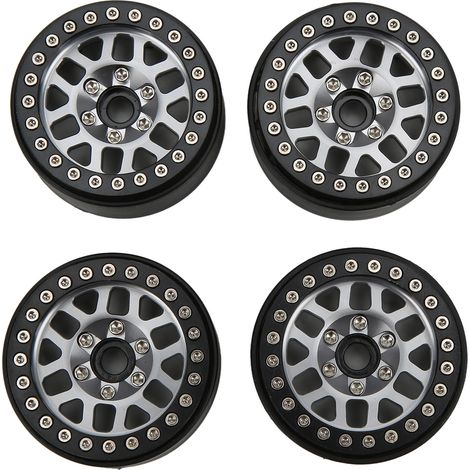 Satz mit 4 1,9-Zoll-Aluminiumfelgen mit Beadlock für Axial SCX10 90046, Titan-RC-Crawler-Car-Teile (1/5)