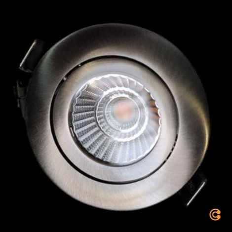 [GEBRAUCHT] B-Ware Deko Light LED Einbauspot Einbauleuchte Dione LED fest eingebaut Nickel (1/2)