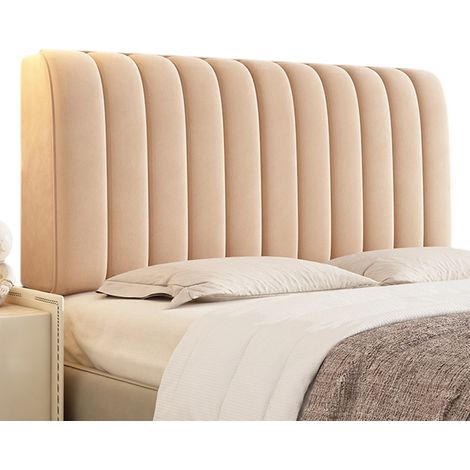 Housse De Tête De Lit - En Polaire élastique Universelle - Protection Contre La Poussière Et Décoration - Pour Largeur Jusqu'à 180 Cm - 1 Pièce (1/5)