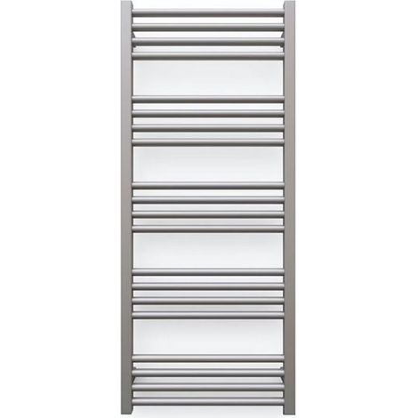 Scaldasalviette elettrico grigio talpa de 1620mm de altezza e 400mm de larghezza - 600 Watt - FIO1620/400E8RGR