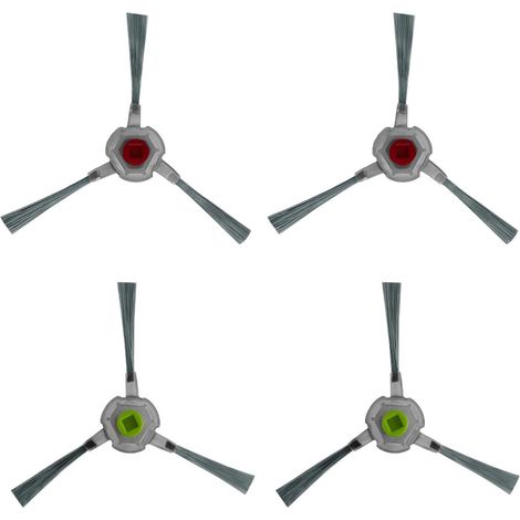 Ersatzteile 4 Seitenbürsten, kompatibel mit AIRROBO P20 P30 Roboter-Staubsauger-Ersatzzubehör (1/5)