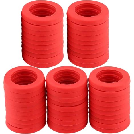 Lot de 50 joints de tuyau d'arrosage et accessoires - Pièces de rechange robustes - Pour machine à laver, pommeau de douche, évier, arroseur, robinet de salle de bain (1/5)