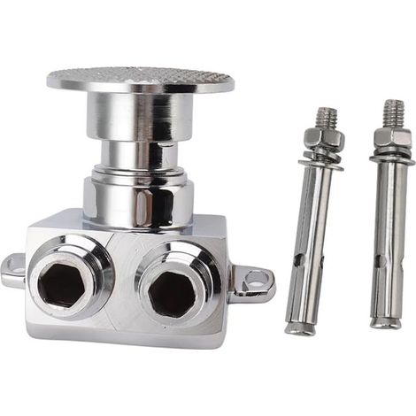 Pedal Water Valve, Single Valve Tap, Automatic Foot Water Tap with G1/2in Thread, Copper Coated Pedal Control Valve (1/5)