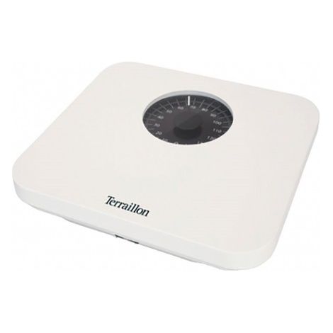 Bascula mecanica - terraillon - nautic blanco - 150kg - graduacion 1kg - robusta - funciona sin pilas