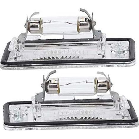 Kennzeichenbeleuchtung, 1 Paar, kompatibel mit Audi A3 A4 A5 A6 A8 Q7 RS4 (1/3)
