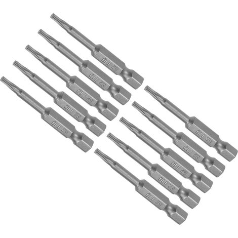 10 Pièces Embout de Tournevis Longueur de 2 Pouces 50 mm En Acier S2 (1/5)