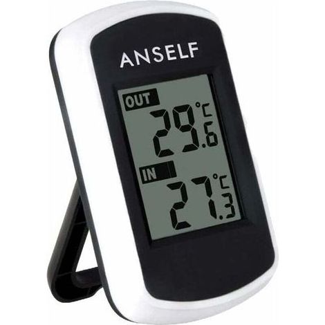 Thermomètre Digital LCD sans Fil pour Intérieur et Extérieur, Adapté pour la Maison et le Jardin, Mesure Précise de la Température Intérieure et Extérieure (1/5)