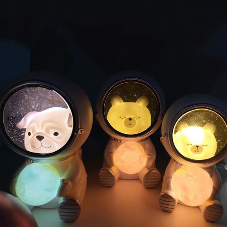 Lampe Enfant Aventurier Spatial Déco Chambre Adorable Cadeau Garçon Veilleuse Astronaute Ornement Maison (1/3)