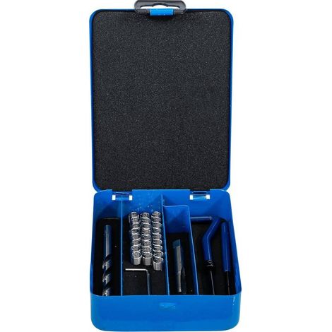Kit de Réparation de Filets M7 x 1,0 mm - 29 pcs - Acier, Réparation Précise et Durable, Pro - D-Work (1/5)