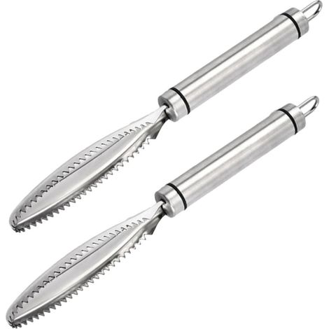 Grattoir à Poumons de Volaille en Acier Inoxydable 2 Pièces Argenté  Retrait des Poumons, Nettoyage Simple, pour Poulets, Usage Domestique et Abattoirs Avicoles (1/5)