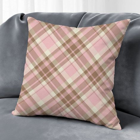 Housse de coussin carré symétrique,décoration canapé élégant,40×40cm (1/5)