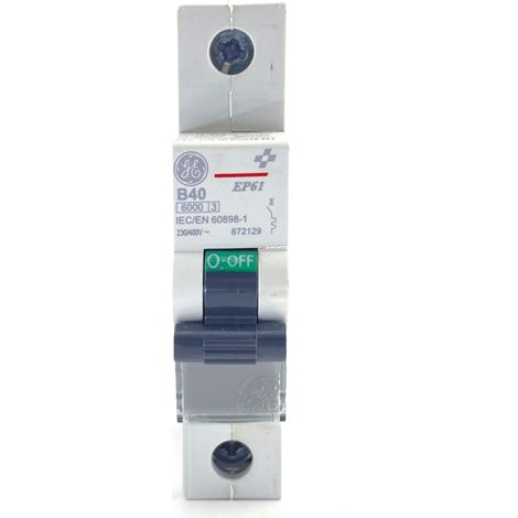 Interruttore magnetotermico 1P 1 modulo 40A  curva B Ge power