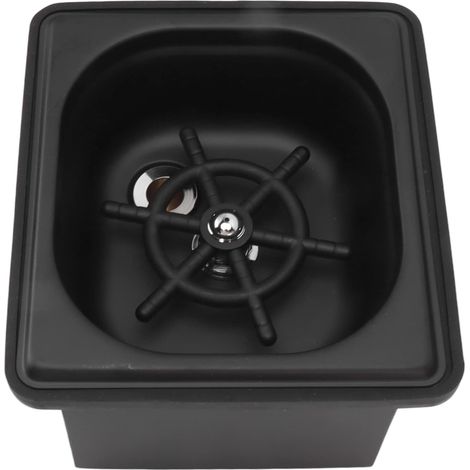 Black Stainless Steel Cup Washer High Pressure Kitchen Cup (1/5)