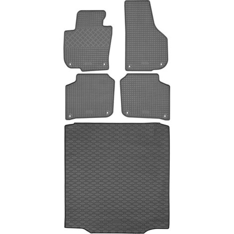 RIGUM 434255 Maletero + RIGUM 902464 Alfombrillas - Skoda Superb II Sedán desde 06.2008-04.2015 AV2 Zona de pies Delantera y trasera - INSTALADA (1/5)