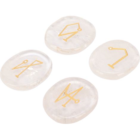 Pierres de Guérison en Cristal pour Équilibre des Chakras et Méditation - Runes Portables Reiki (1/5)