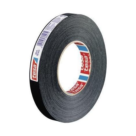 tesa  57230-00000-02 Gewebeklebeband  Schwarz (L x B) 50 m x 19 mm 1 St.