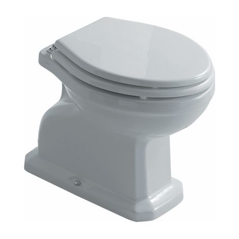 Water Ethos distanziato da muro scarico terra cm. 56x38 bianco