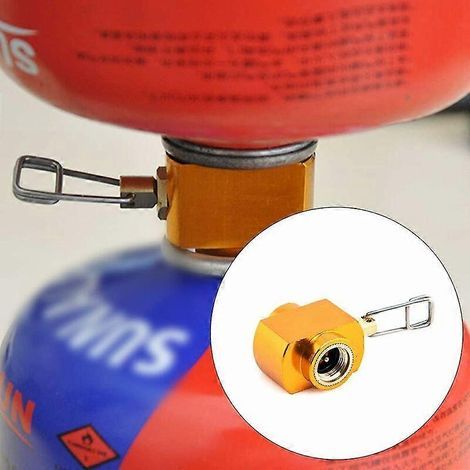 Adapter voor het bijvullen van propaan op een campingfornuis, aansluiting voor een propaantank, keukenaccessoire (1/2)