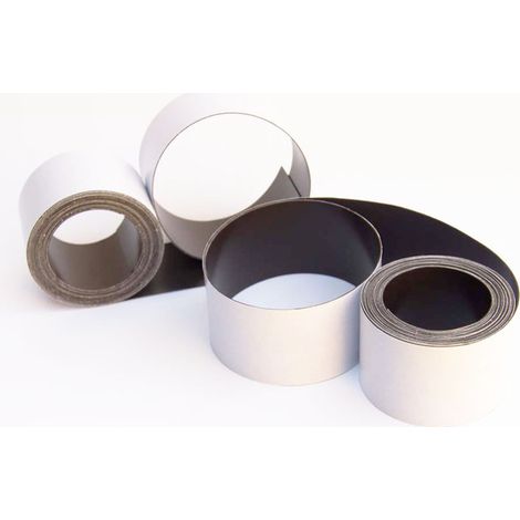Nastro magnetico 0,4 mm x 15 mm, 1 m, con adesivo