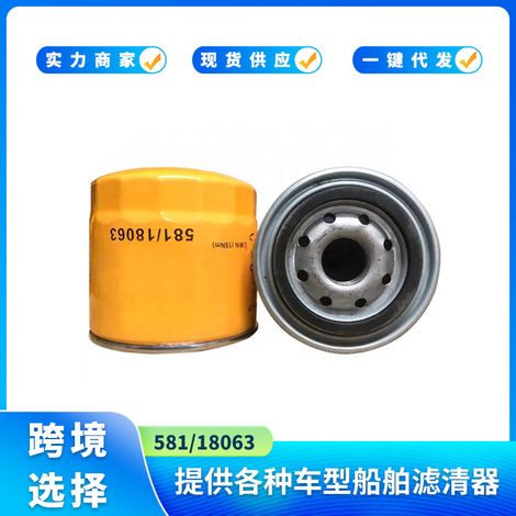 Filtre à huile de transmission hydraulique 581-18063 WD920/3 pour pelles hydrauliques JCB 3CX (1/5)