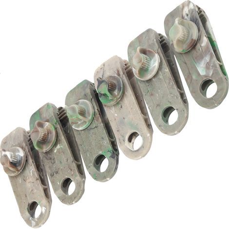 6 Pièces de Fixations pour Bâche avec Verrouillage Sécurisé, Idéales pour Tente, Store et Protection Extérieure