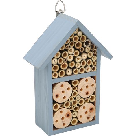 Insektenhaus aus Holz, hängendes Insektenhotel für Schmetterlinge und Bienen, Gartenbedarf (1/5)