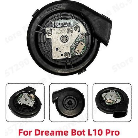 Pièces détachées pour module de ventilateur pour aspirateurs robots Dreame Bot L10 Pro, D10 Plus, D9 MAX et Z10 Pro : accessoires pour moteur de ventilateur et balais de tapis.